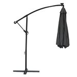 Cantilever Hanging Parasol Grey