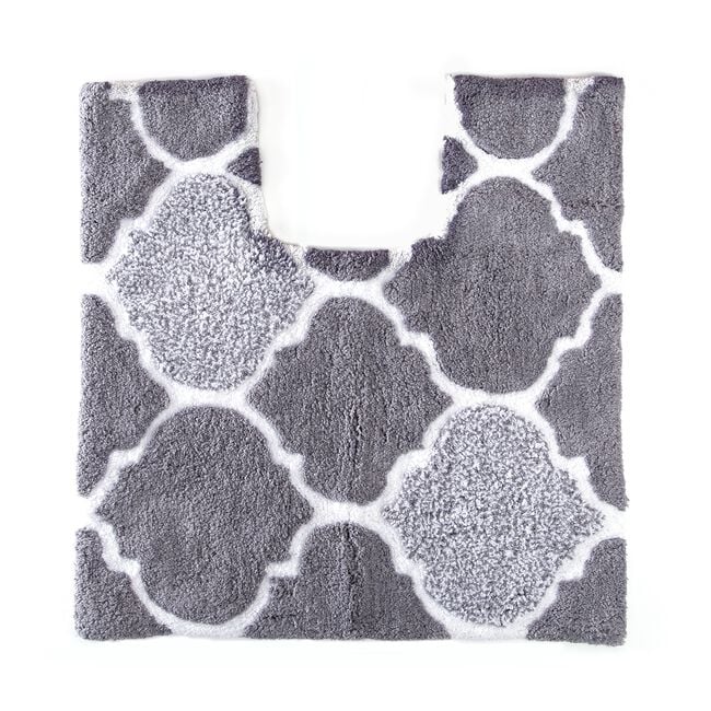 Trellis Grey Pedestal Mat 50cm x 50cm