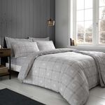 KING DUVET COVER Brushed Cotton Winter Forest