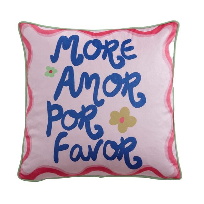 Amor Cushion 45cm x 45cm - Pink