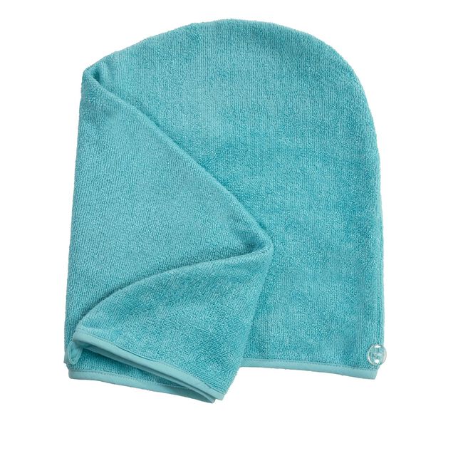 TURKISH COTTON SUPERSOFT AQUA Hair Wrap