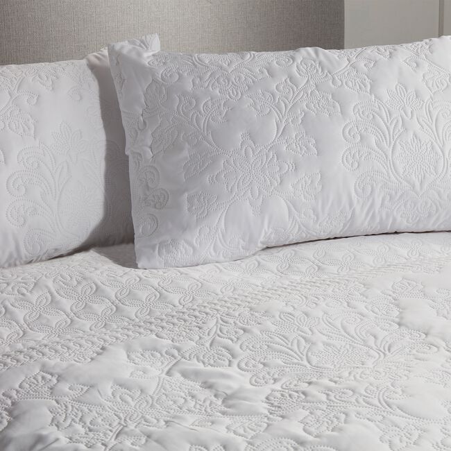 SINGLE DUVET COVER Serene Avery Stripe White