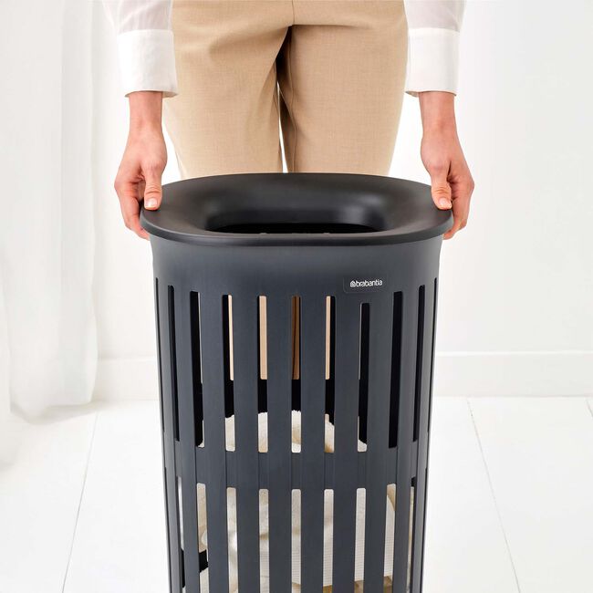 Brabantia Collect-It Laundry Basket 55L Black
