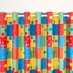 BLACKOUT & THERMAL PUZZLE MULTI 90x90 Curtain