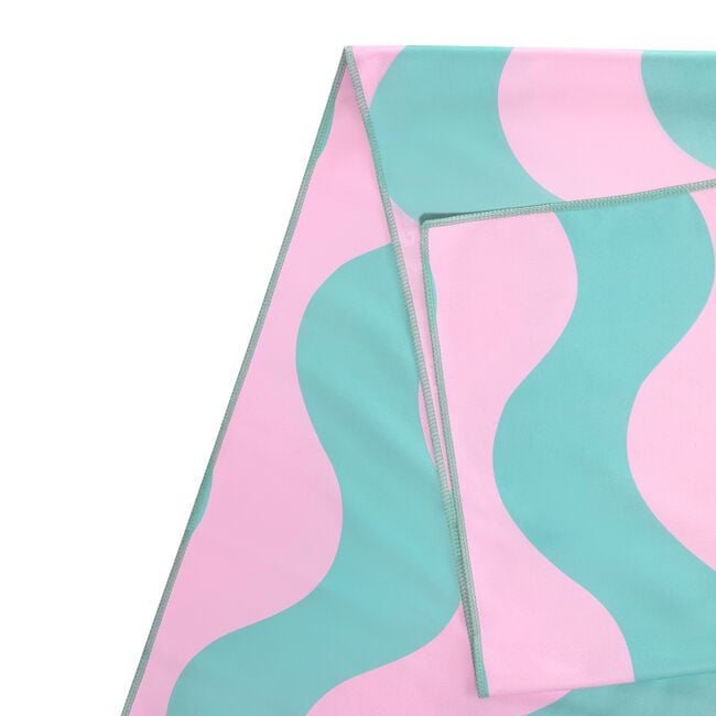 Printed Wavey Days Microfibre Beach Towel 220GSM