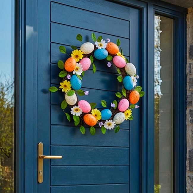 Easter Floral Wreath