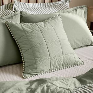 HEBDEN STRIPE FOREST GREEN 55X55 