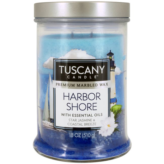 Tuscany Triple Pour Candle Harbour Shore 18oz