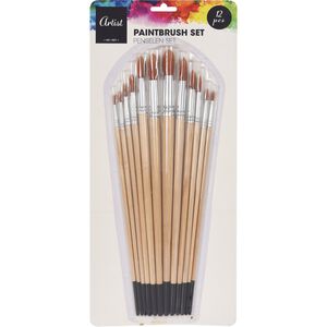 Artist Paintbrush Set Of 12