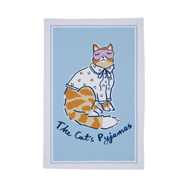 Ulster Weavers Cat's Pyjama's Cotton Tea Towel