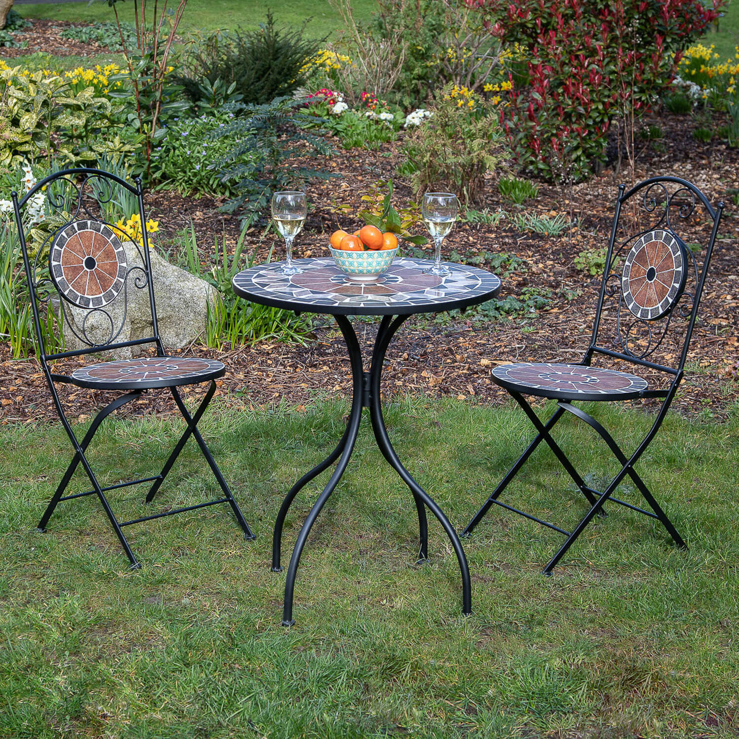 Mosaic Table Bistro Set Homestore And More Zaer International 23