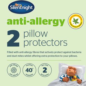 Silentnight Anti-Allergy Pillow Protector Pair