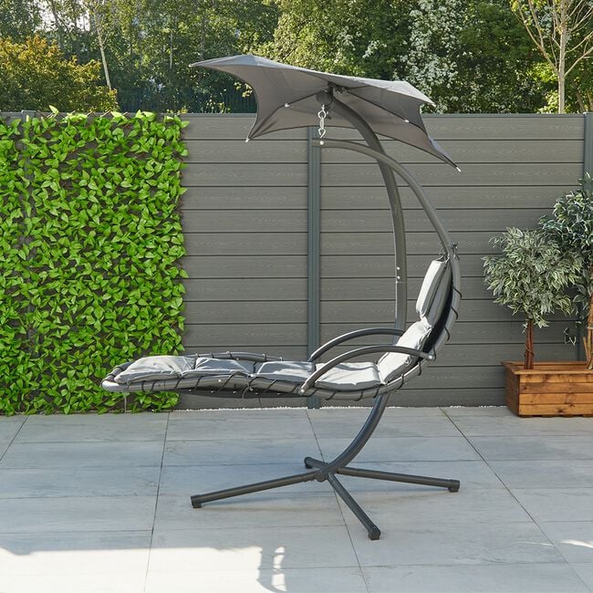 Deluxe Garden Lounger Swing Chair