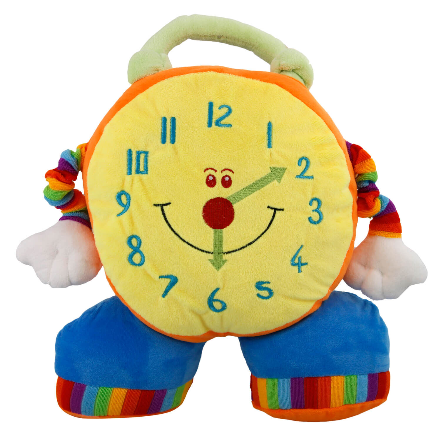 Clock Cushion Multi 28cm x 28cm Home Store + More