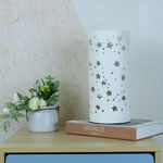 Ceramic Sculptured Stars Table Lamp