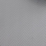 Reversible Round Herringbone Placemats - Grey
