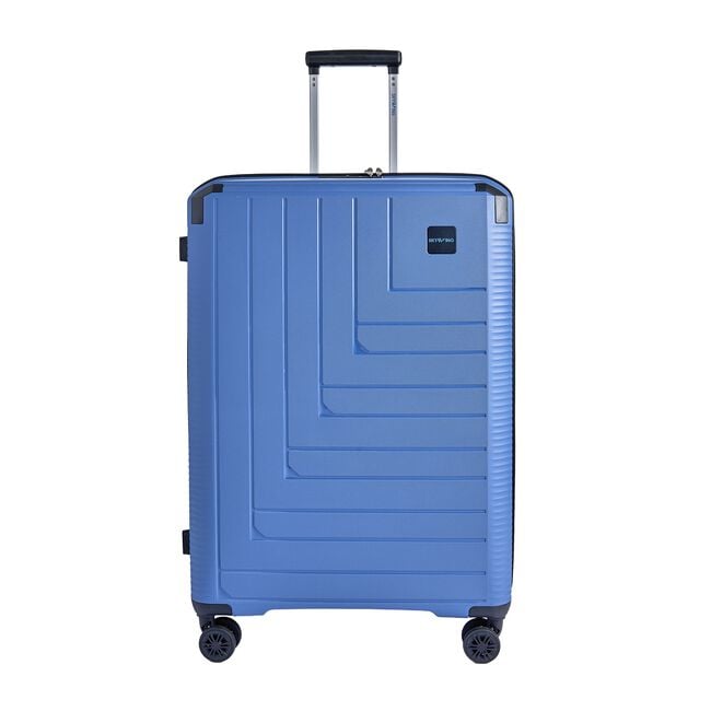 Large Lightweight Hardshell Luggage - Dusty Blue