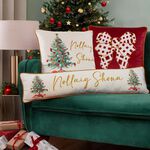 Christmas Bow Tree Draught Excluder 22cm x 90cm