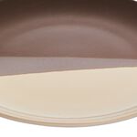 ABNEY & CROFT THREE TONE Mocha Dinner Plate