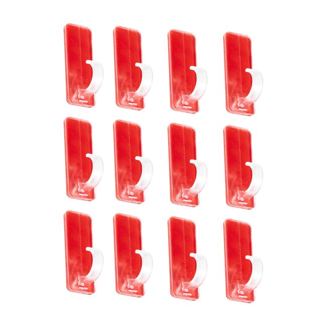 12 Sticky Adhesive Hooks Outdoor Heavy Duty