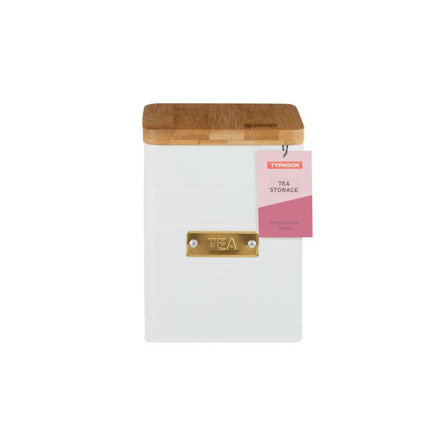 Typhoon Otto Square White Tea Canister