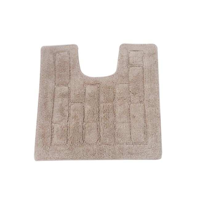 COTTON BRICK MOCHA 50x50 Pedestal Mat