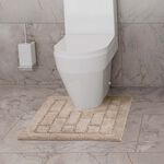 COTTON BRICK MINK 50x50 Pedestal Mat