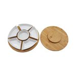 The Jolly Sleigh Dip Tray with Lazy Susan