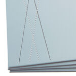 Reversible Leather Placemats Duck Egg & Grey 4PK
