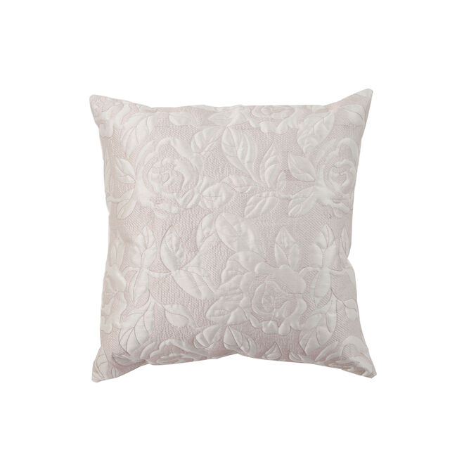 Nicole Day Quilted Cushion 45cm x 45cm - Cream    