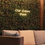 Our Happy Place Wall Neon Sign