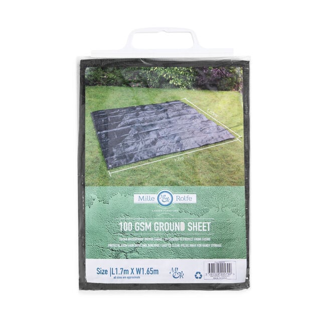 100GSM Ground Sheet Tarp 1.7m x 1.65m