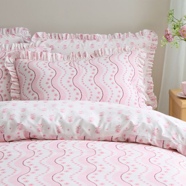 CATH KIDSTON SINGLE DUVET COVER Spitalfield Silk Stripe