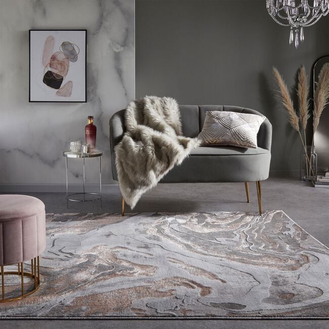 MARBLED BLUSH 160x230 Rug