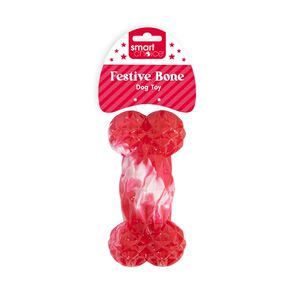 Christmas Bone Dog Toy