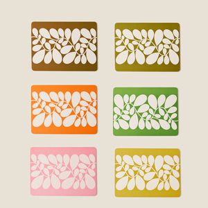 Orla Kiely Sycamore Stripe Placemats 6Pk
