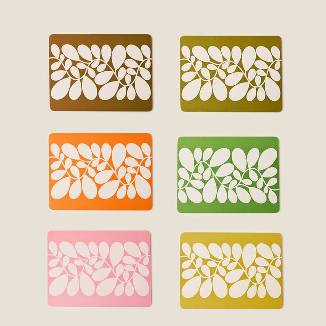 Orla Kiely Sycamore Stripe Placemats 6Pk