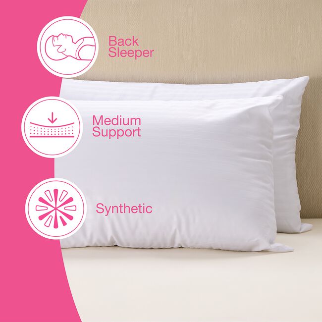 Supersleep Medium Support Pillow Pair