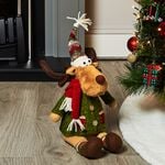 Reindeer Sitting Christmas Decoration 