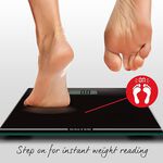 Salter Large Display Electronic Glass Scale Black