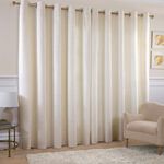 EMBOSSED PORCELAIN WHITE 66x54 Curtain