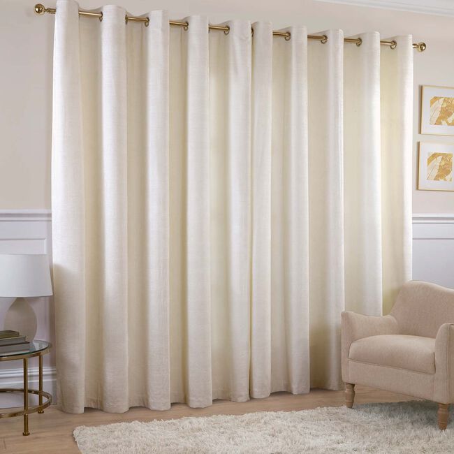 EMBOSSED PORCELAIN WHITE 66x54 Curtain