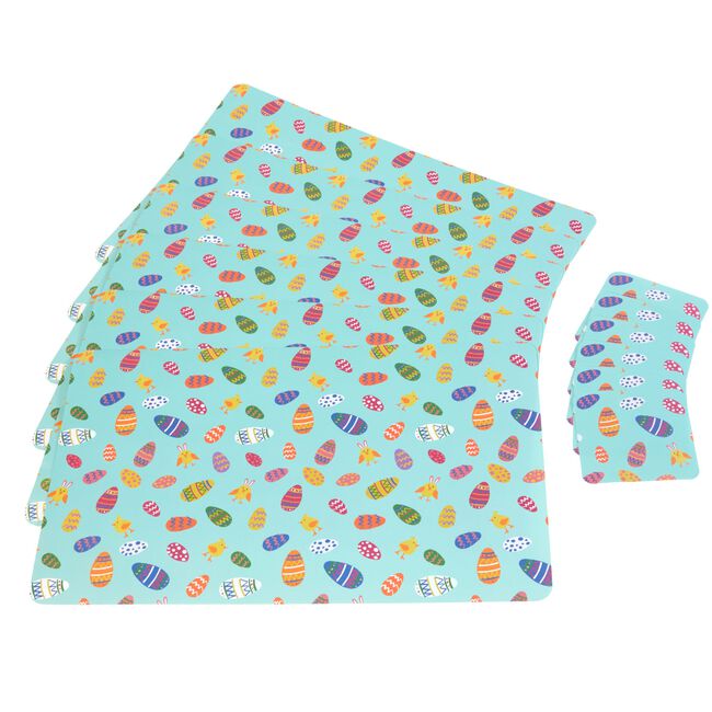 Egg & Chick Placemats & Coasters 12 Pack