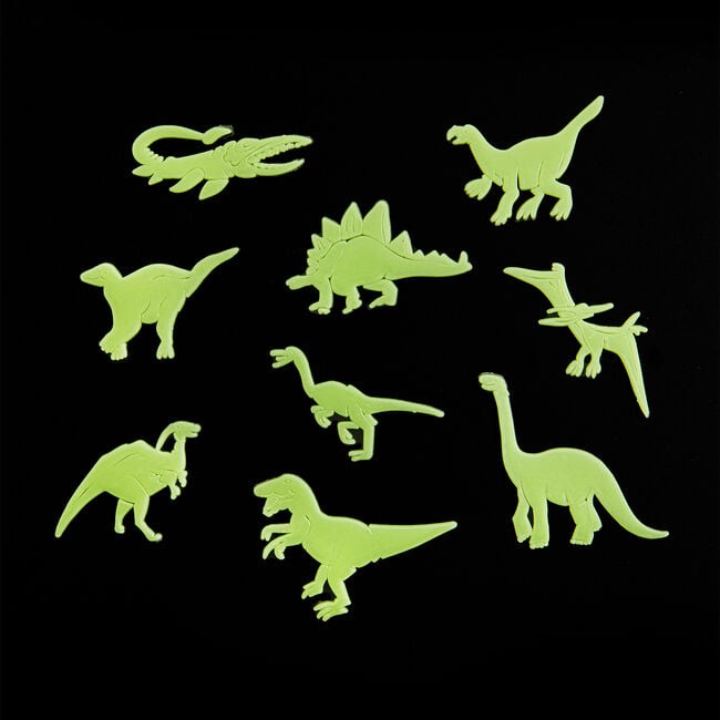 Glow In The Dark Dinosaur Stick-Ons