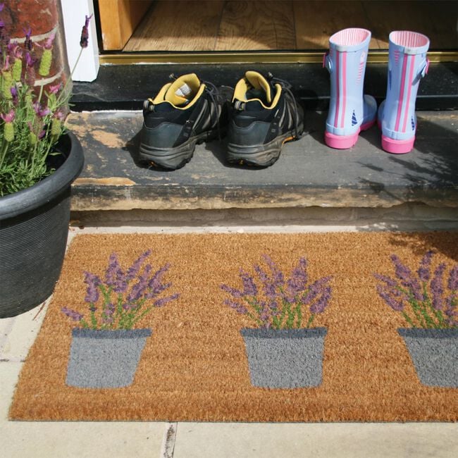 My Mat Lavender Coir Door Mat 75cm x 45cm