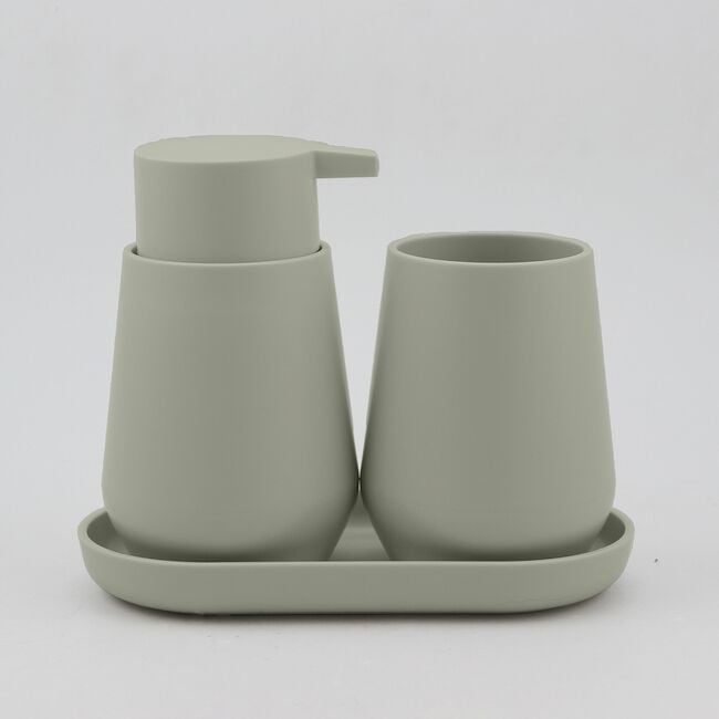 Colour Studio 3-Piece Bathroom Set - Green