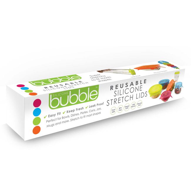 Bubble Reusable 6 Silicone Stretch Lids
