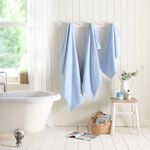 POPCORN CHECK BLUE Hand Towel