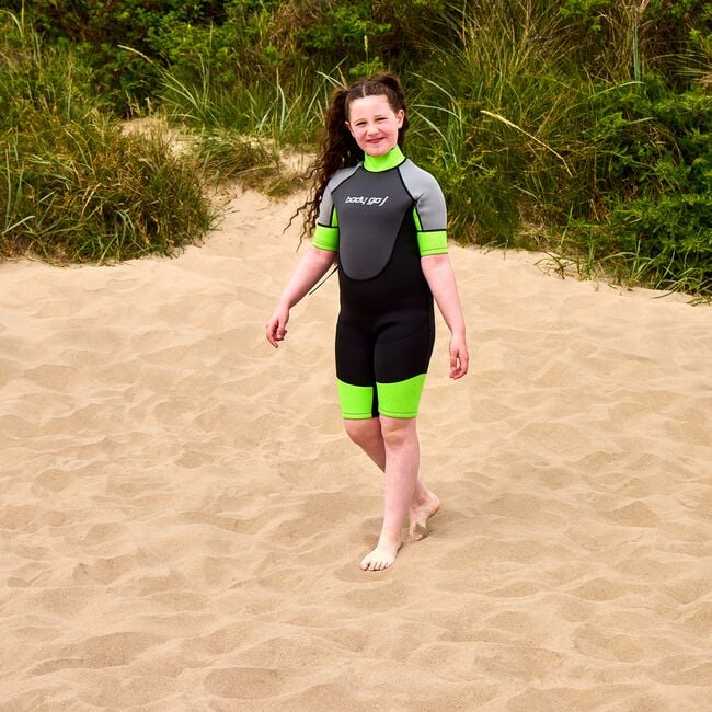 KIDS SHORTIE SUMMER WETSUIT AGE 12