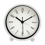 TABLE ALARM CLOCK White 10cm